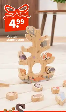 Wibra Houten stapelboom aanbieding
