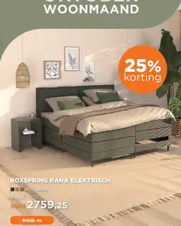 TotaalBED Boxspring Rana Elektrisch aanbieding