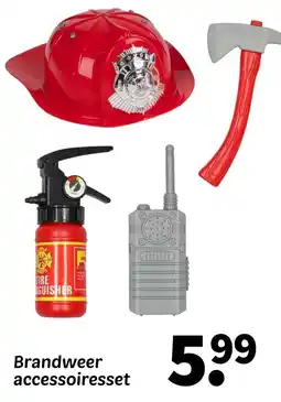 Wibra Brandweer accessoireset aanbieding