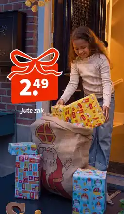 Wibra Jute zak aanbieding