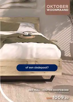 TotaalBED Bed Hull Houten Hoofdbord aanbieding