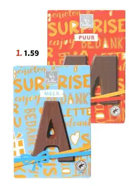 Wibra Chocoladeletter aanbieding