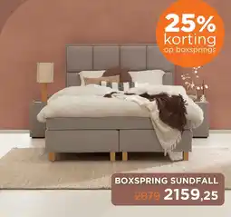 TotaalBED boxspring sundfall aanbieding