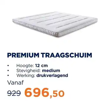 TotaalBED premium traagschuim aanbieding