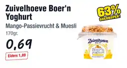 Budget Food Zuivelhoeve Boer'n Yoghurt aanbieding