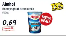 Budget Food Almhof Roomyoghurt Stracciatella aanbieding
