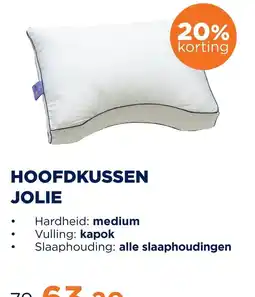 TotaalBED Jolie hoofdkussen aanbieding