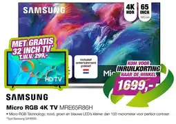 EP Samsung Micro RGB 4K TV MRE65R86H aanbieding