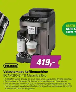 EP DeLonghi Volautomaat koffiemachine ECAM290.81.TB Magnifica Evo aanbieding