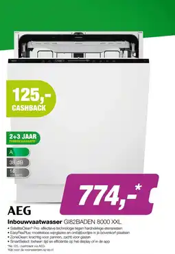 EP AEG Inbouwvaatwasser GI82BADEN 8000 XXL aanbieding
