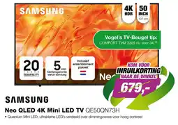 EP Samsung Neo QLED 4K Mini LED TV QE50QN73H aanbieding