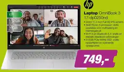 EP hp Laptop OmniBook 3 17-dp0250nd aanbieding