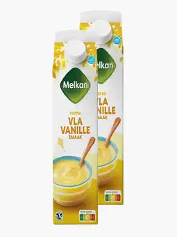Flink Melkan Vanille vla 1L 2x aanbieding