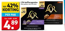 Hoogvliet Alle L'Or koffiecapsules aanbieding