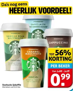 Hoogvliet Alle Starbucks ijskoffie aanbieding