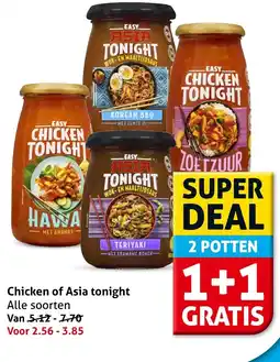 Hoogvliet Alle Chicken of Asia tonight aanbieding