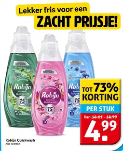 Hoogvliet Robijn Quickwash aanbieding