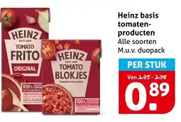 Hoogvliet Alle Heinz basis tomatenproducten aanbieding