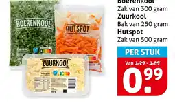 Hoogvliet Boerenkool Zuurkool Hutspot aanbieding