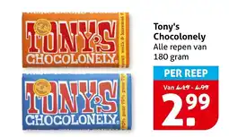 Hoogvliet Tony's Chocolonely aanbieding