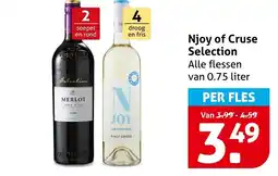 Hoogvliet Alle Njoy of Cruse Selection aanbieding