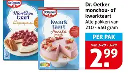 Hoogvliet Dr. Oetker monchou- of kwarktaart aanbieding