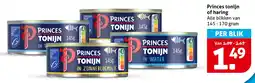 Hoogvliet Alle Princes tonijn of haring aanbieding