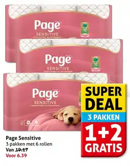Hoogvliet Page Sensitive aanbieding