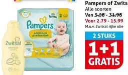 Hoogvliet Alle Pampers of Zwitsal aanbieding