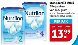 Hoogvliet Alle Nutrilon standaard 2 t/m 5 aanbieding