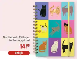 Bruna Roger La Borde Notitieboek A5 spiraal aanbieding