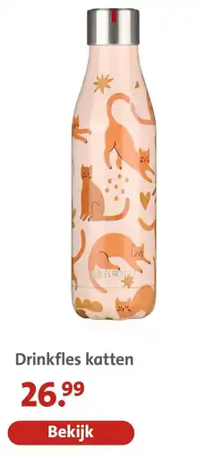 Bruna les artistes drinkfles katten aanbieding