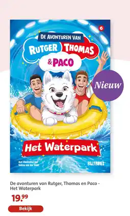 Bruna De avonturen van Rutger, Thomas en Paco - Het Waterpark aanbieding