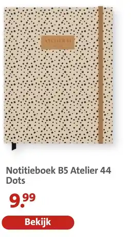 Bruna Atelier 44 Notitieboek B5 Dots aanbieding