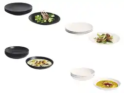 Lidl SILVERCREST Dinerborden- en diepe borden-set, 4-delig aanbieding
