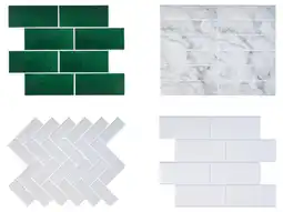 Lidl LIVARNO Decoratieve wandtegels, 10 stuks, zelfklevend aanbieding