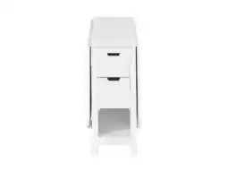 Lidl LIVARNO Houten klaptafel met lades - wit aanbieding