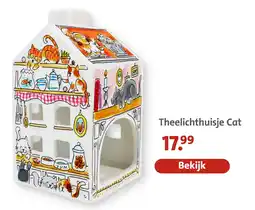 Bruna Theelichthuisje Cat aanbieding