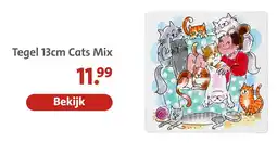 Bruna Tegel 13cm Cats Mix aanbieding