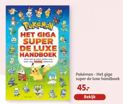 Bruna Pokémon - Het giga super de luxe handboek aanbieding