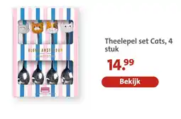 Bruna Theelepel set cats aanbieding