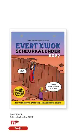 Bruna Evert Kwok Scheurkalender 2027 aanbieding