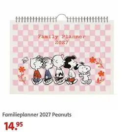 Bruna Peanuts Familieplanner 2027 aanbieding