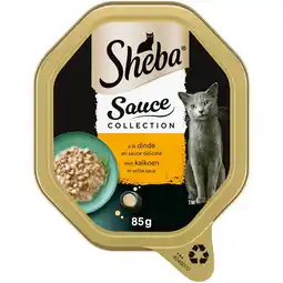 Pets Place Sheba Sauce collection - Natvoer - Kalkoen 85 g aanbieding