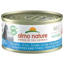 Pets Place Almo Nature HFC Cat Natural Blik - Natvoer - 70 g Atlantische tonijn aanbieding