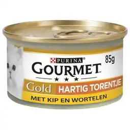 Pets Place Gourmet Gold Hartig Torentje - Natvoer - 85 g Kip&Wortel aanbieding