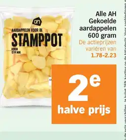 Albert Heijn Alle AH Gekoelde aardappelen 600 gram aanbieding