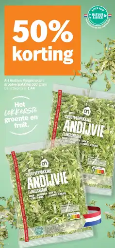 Albert Heijn AH Andijvie fijngesneden grootverpakking 500 gram aanbieding