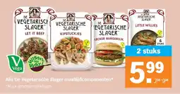 Albert Heijn Alle De Vegetarische Slager maaltijdcomponenten* aanbieding