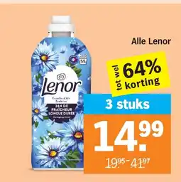 Albert Heijn Alle Lenor aanbieding